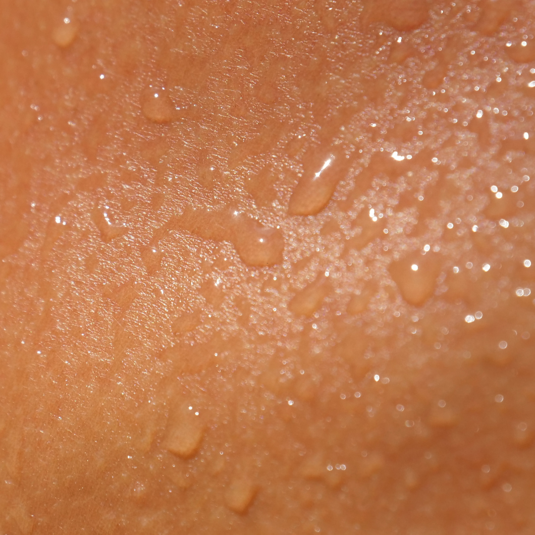 Wet skin